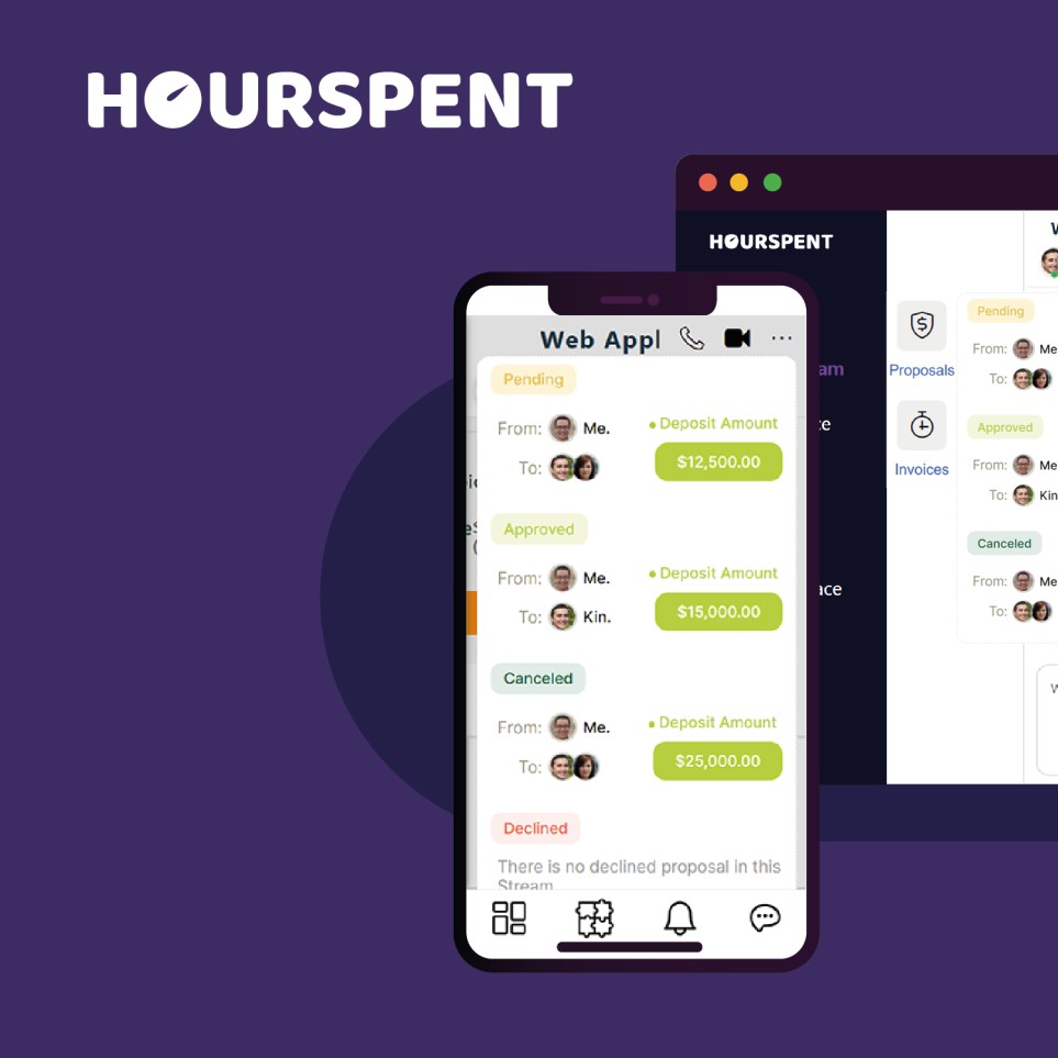 New in Hourspent Workstream: Easy navigation of proposals, invoices, and deposit requests